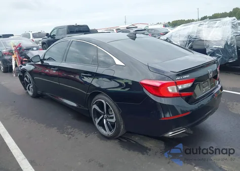 2022 Honda Accord Sport 2.0T из США, поврежденный, VIN 1HGCV2F39NA014493